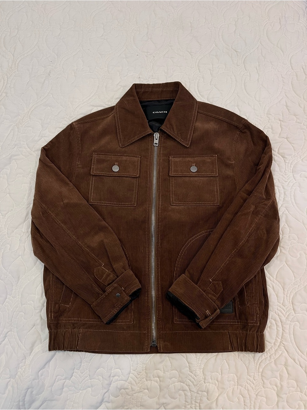 Coach SS23 Brown Corduroy Jacket (CG688)